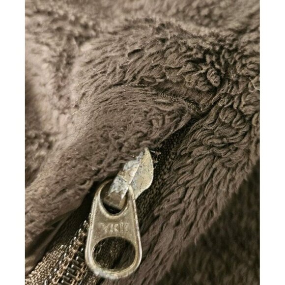 The North Face Women's Full Zip Fleece Jacket Coat Chocolate Brown Size L - Picture 7 of 7